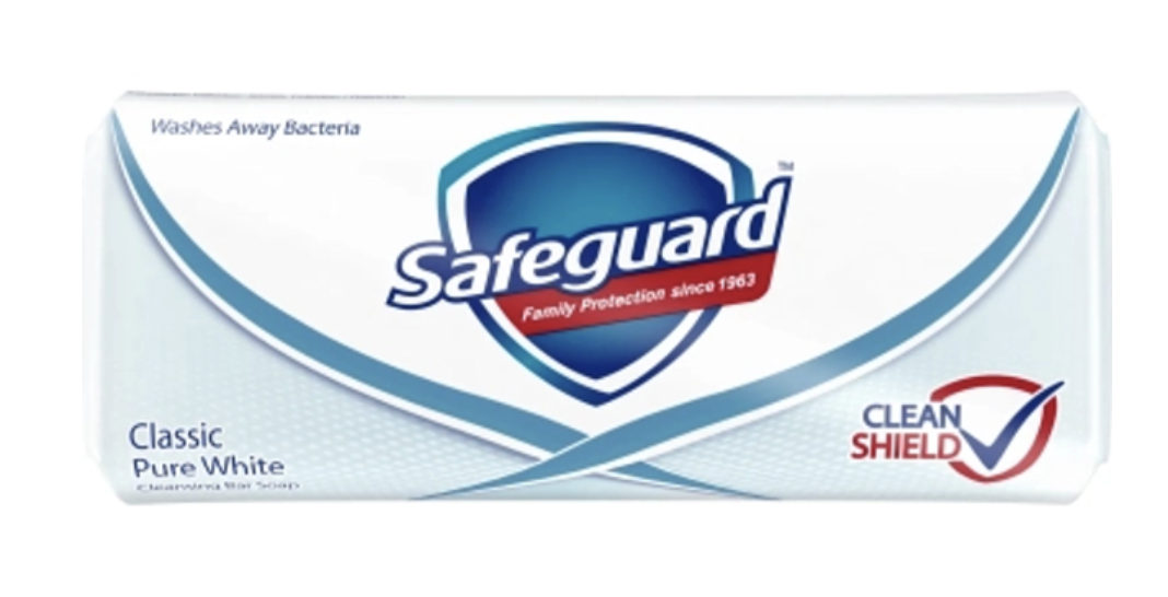Мило туалетне тверде SAFEGUARD Класичне біле 90г
